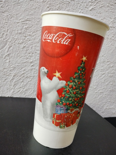 Vaso Coca Cola Navideño Oso Y Árbol Ayudar Está En Ti 2009 (Usado)