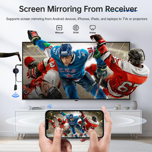 Transmissor Sem Fio Usb C Usb E Receptor Hdmi, Extensor Sem