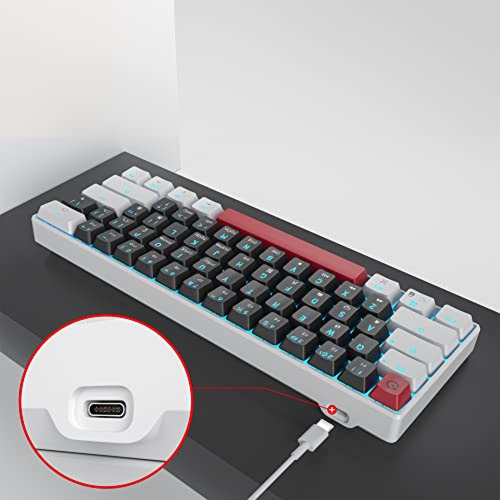 Teclado Mecanico Ussixchare 60% Teclado Mecánico Mini Teclad