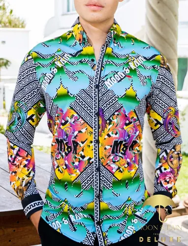 Camisa Hombre Casual Slim Fit Hipster Colores Moon Rain Cuotas