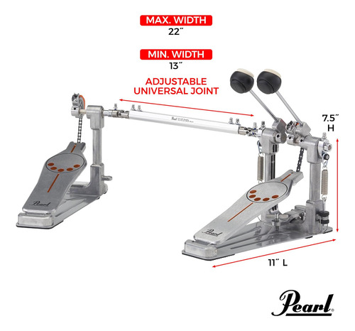 Pedal De Bombo Doble Pearl P932 Longboard