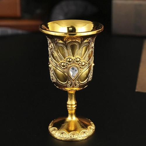 Mini De Copa Pequeña De Metal En Relieve Para 1 Oro