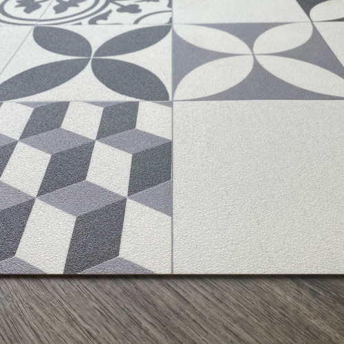 Imagen 4 de 5 de Alfombra Moderna Vinilica Aruba 2mm 200x300 Cocina Galeria