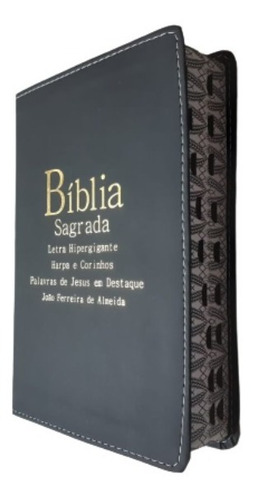 Bíblia Sagrada Com Harpa E Corinhos Letra Hiper Gigante