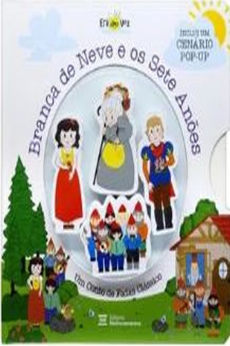 Branca De Neve E Os Sete Anões (livro + Cenário Pop Up + 4 Personagens De Madeira) Um Conto De Fadas Clássico