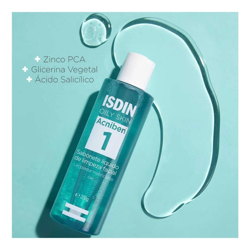 Kit Isdin Sabonete Liquido Acniben Ureadin Bath Gel Banho