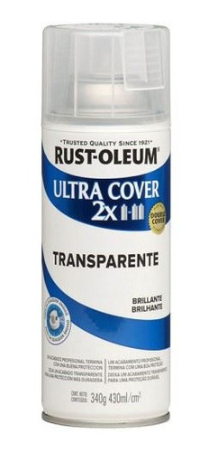 Pintura Aerosol Ultra Cover 2x Barniz Brillante Rust Oleum