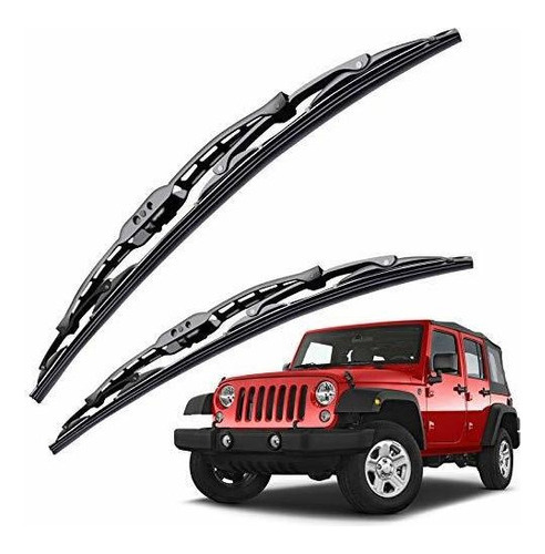 Para Jeep Wrangler Limpiaparabrisas Limpiaparabrisas - 15  +