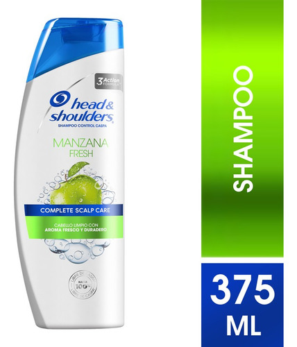 Shampoo Head & Shoulders Manzana Fresh Cabello Graso - 375ml