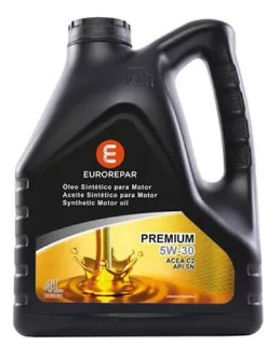 Aceite De Motor Eurorepar 4 Litros 5w30 Sintetico Premium 