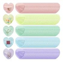 Comprar 15 Bolsas Forma De Corazon Con Visor Cierre Hermético 10cm
