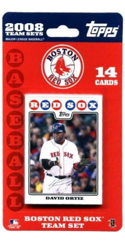 Tarjeta Boston Red Sox 2008 Factory Sealed Edición Limitada