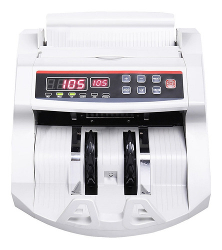 Imagen 8 de 10 de Contadora De Billetes Máquina Cuenta Dinero Detector Falsos