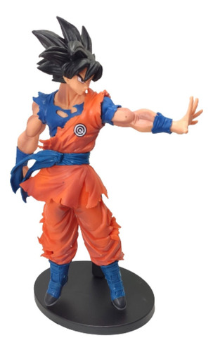 Figura Dragon Ball Z Con Base Goku Stop Kakaroto Traje 24cm