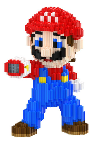 Rompecabezas 3d Super Mario Bros Mini Blocks Armable Grande