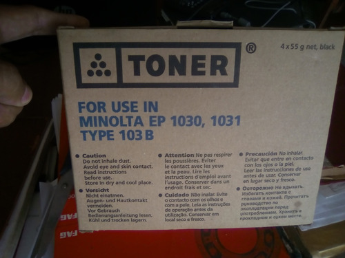 Toner Minolta Ep 1030 1031 Tipo 103b 4x55 Gramos Switzerland