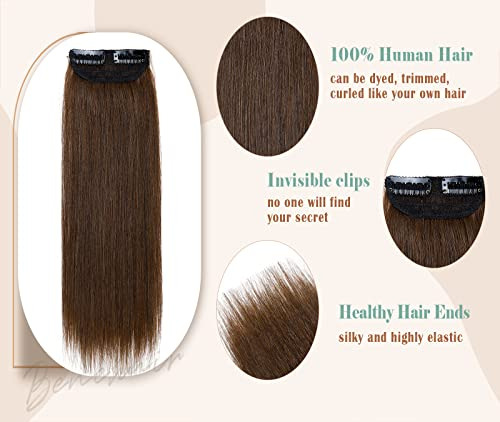 Clip Benehair En El Pelo Extensión Pelo Humano 2 5m6ri