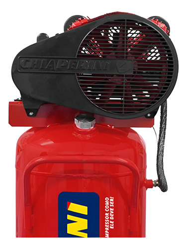 Compressor Ar 10pés 110l Vertical 2hp 110/220v Chiaperini