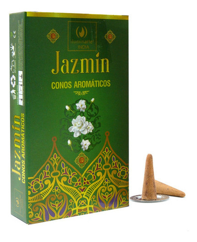 Conos Premium Aromaticos India X 1 Unidad Fragancia Jazmín