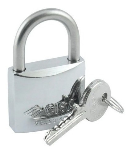 Candado De Intemperie Marino 40mm Con 2 Llaves Cisa