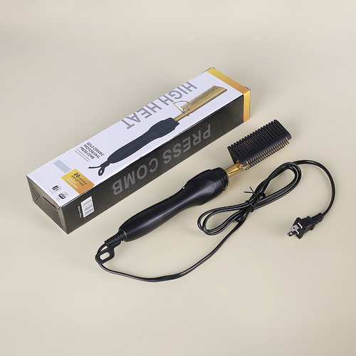 Nuevo Plancha De Pelo Eléctrica Con Peine Caliente, Rizador