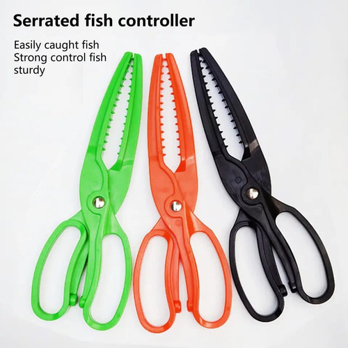 Pinza Plástica Ultraliviana De Sujeción Para Pesca Outdoor Negro