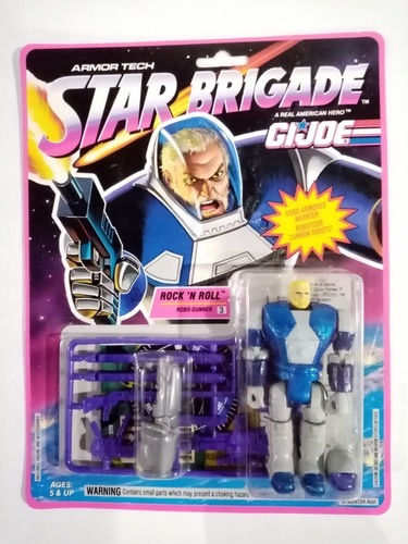G.i. Joe Armor Tech Star Brigade Rock 'n Roll Hasbro 1993