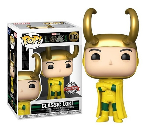 Funko Pop Loki: Loki clássico #902 exclusivo da Marvel Disney+