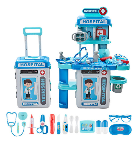 Set Médico Doctor Juguete Profesionista Hospital Niño B