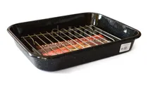 Comprar Asadera Enlozada Rectangular C\u002F Rejilla Nº5 27x33 Cm Jovifel