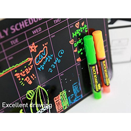 5 Color Fluorescent Neon Dryerase Marker Pen Set For ...