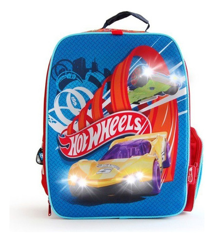 Mochila De Espalda Hot Wheels Pista T.v 28180 Original 16''