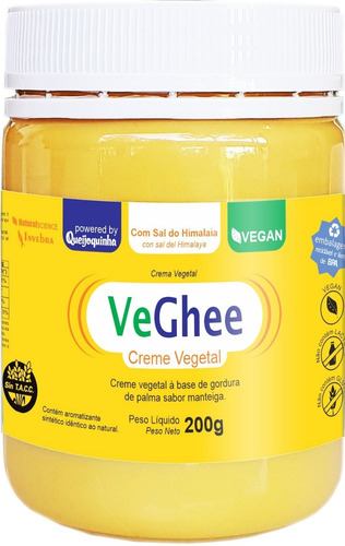 Veghee Manteiga Veg 200g Sal Do Himalaia - Natural Science