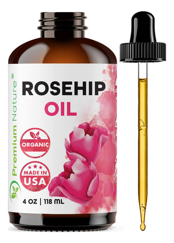 Aceite De Rosa Mosqueta Premium Nature Para Rostro, 120 Ml,