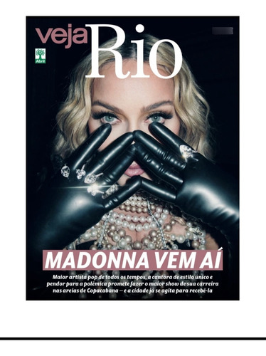 Revista Veja Rio - Madonna No Rj (edição De Colecionador)