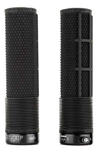 Dmr Puños Deathgrip Flangeless Bikes - Negro Thick/super Sof