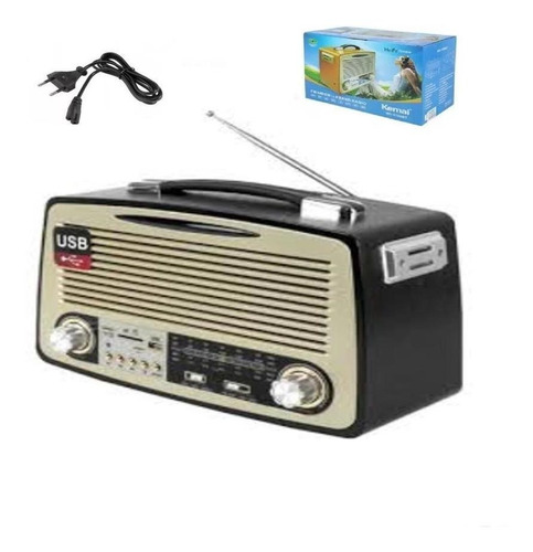 Radio Bluetooth Mp3 Caixa Som Usb Vintage Recarregavel Retro