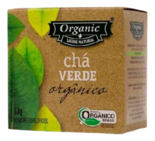 Chá Verde Orgânico Organic 10 Sachês