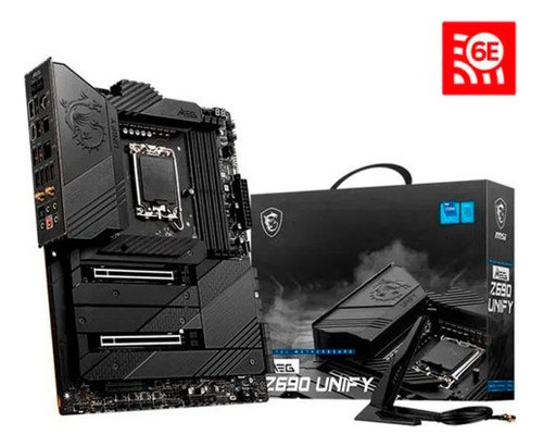 Placa-mãe Msi Meg Z690 Unify Ddr5 S1700 Atx de 12ª geração