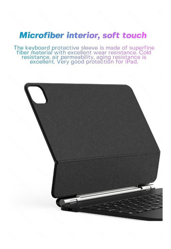 Imagen 6 de 10 de Teclado Gokoco Magic Para iPad 10.9 iPad Pro 11