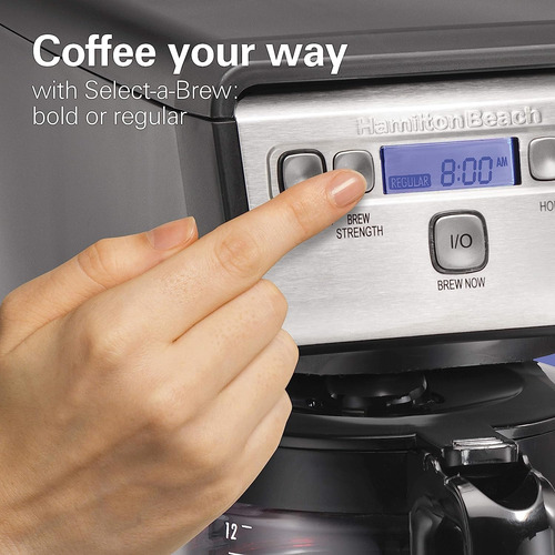 Cafetera Programable Compacta Hamilton Beach 46200