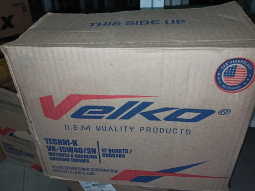Imagen 3 de 4 de Aceite 20w50 Semisintetico Motores A Gasolina Marca Velko