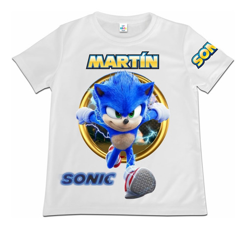 Franela Camisa Niño Niña Sonic Poliester