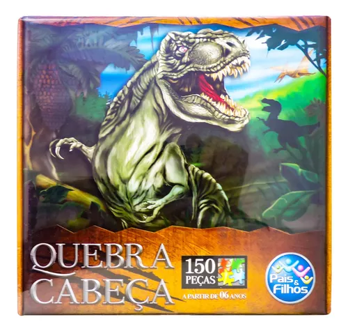 Quebra-Cabeças T Rex 150 peças - Atacadão Global