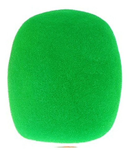 Cubierta Esponja Protectora Verde, Para Micrófono De Mano
