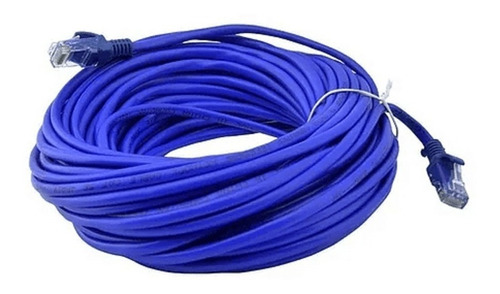 Cable De Red Rj45 De 11 Mts Categoría 5e Azul