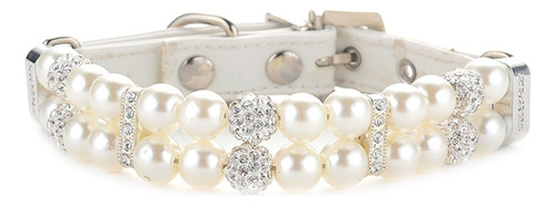 * Collares Ajustables Para Cachorros, Joyas Y Perlas Para Bo