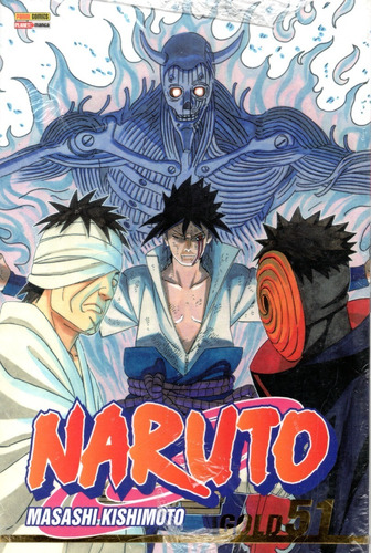 Naruto Gold N° 51 - 192 Páginas - Em Português - Editora Panini - Formato 13 X 20 - Capa Mole - Lacrada - 2019 - Bonellihq A23