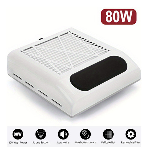 Colector De Polvo De Uñas, 80 W, Aspiración Eléctrica, Polvo