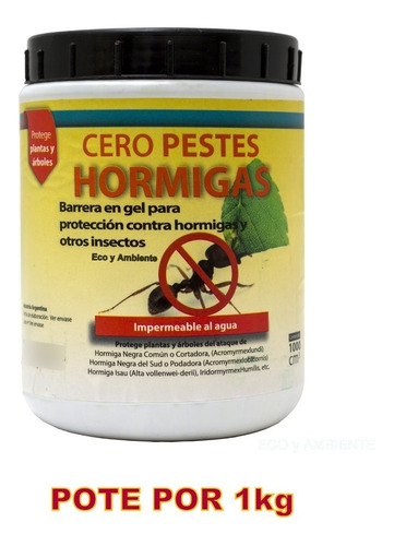 Barrera En Gel Anti Hormigas Y Otros Insectos No Tóxic 280ml